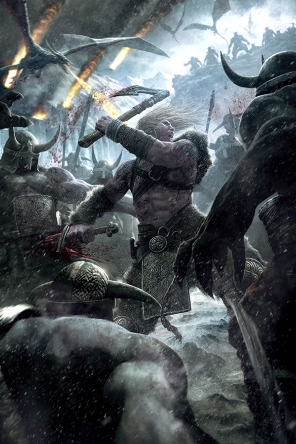 Poster Battle for Asgard - Games
