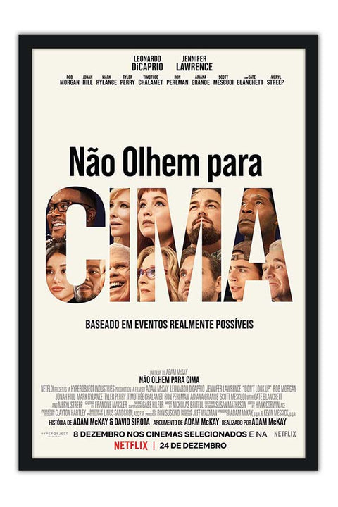 Poster Não Olhe Para Cima - Dont Look Up - Filmes