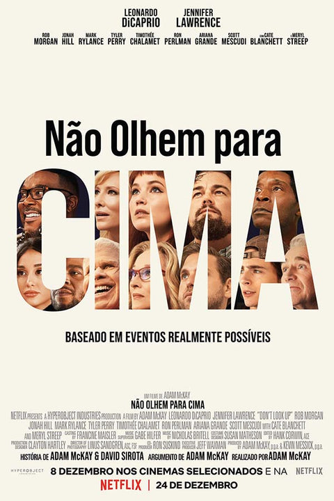 Poster Não Olhe Para Cima - Dont Look Up - Filmes