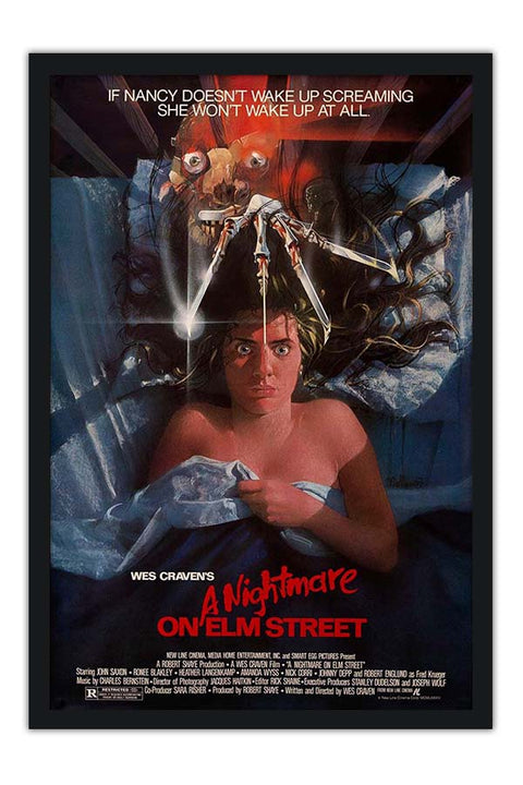 Poster Nightmare On Elm Street - Hora do Pesadelo - Freddy Krueger - Terror - Filmes