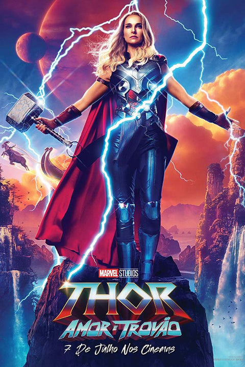 Poster Thor Amor e Trovão - Thor Love And Thunder - Filmes