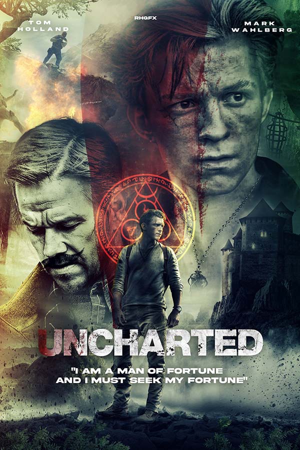 Poster Uncharted - Fora do Mapa - Filmes