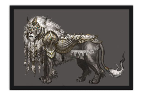 Poster Warhammer -  Armored Lion - Games