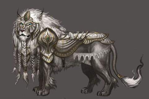 Poster Warhammer -  Armored Lion - Games