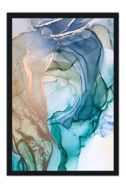 Poster Abstrato - Aquarela - Arte Decorativa