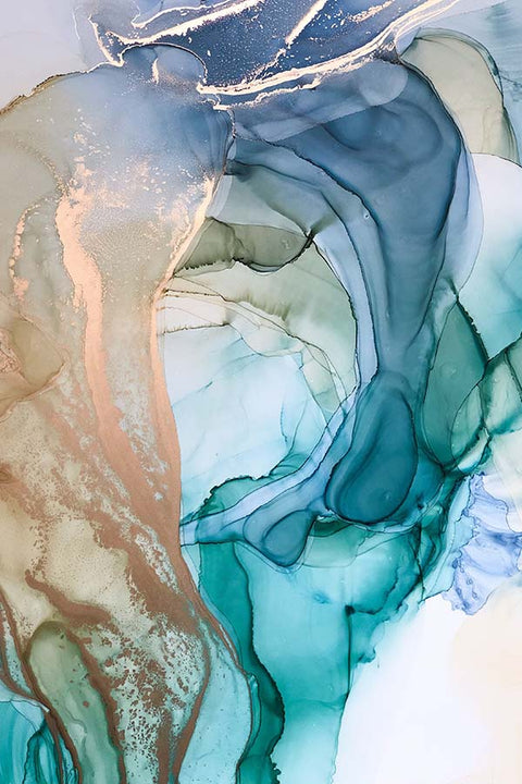 Poster Abstrato - Aquarela - Arte Decorativa