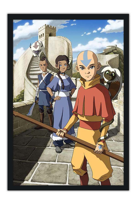 Poster Avatar A Lenda de Aang - The Last Airbender - Desenhos - Animes