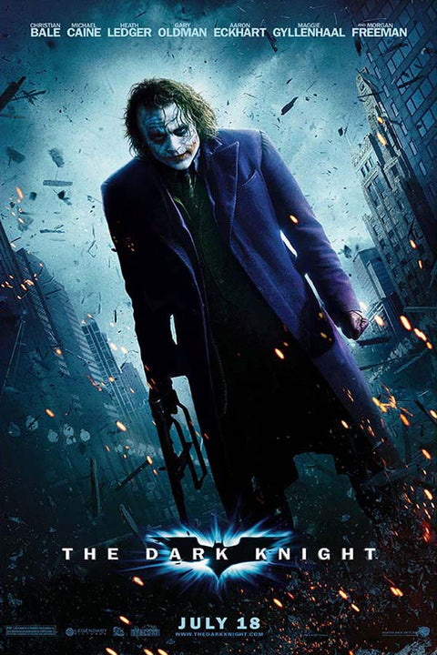 Poster Batman - Coringa - Joker - Dark Knight - Cavaleiro Das Trevas - Filmes