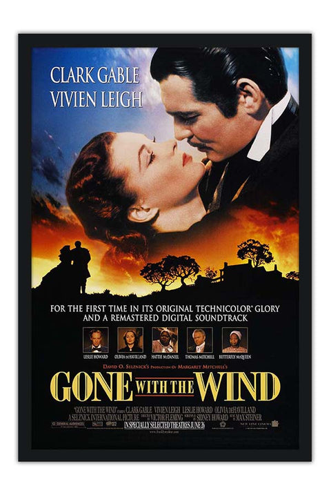 Poster E o Vento Levou - Gone With The Wind - Vintage - Filmes