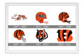 Poster Cincinnati Benga - Futebol Americano - NFL