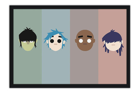 Poster Gorillaz - Bandas de Rock