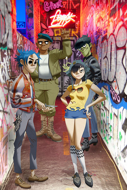 Poster Gorillaz - Bandas de Rock