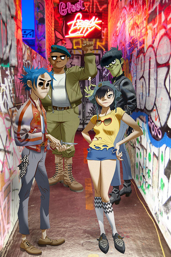 Poster Gorillaz - Bandas de Rock