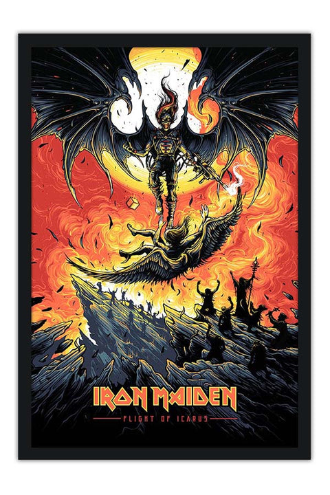 Poster Iron Maiden - Flight of Icarus - Bandas de Rock