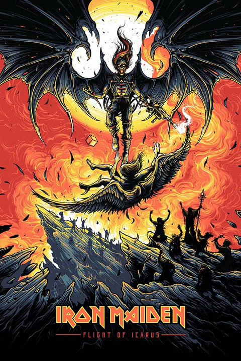 Poster Iron Maiden - Flight of Icarus - Bandas de Rock