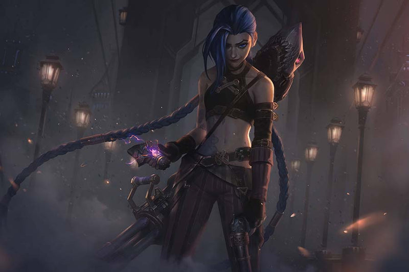 Poster Jinx - Arcane League Of Legends - Games - Séries