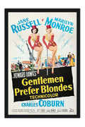 Poster Gentlemen Prefer Blondes - Os Homens Preferem As Loiras - Marilyn Monroe - Vintage - Filmes