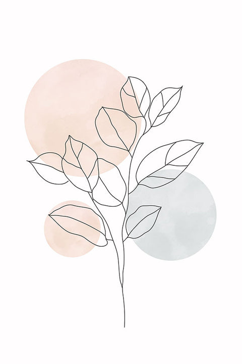 Poster Coleção Pontos Aquarela - Arte Decorativa