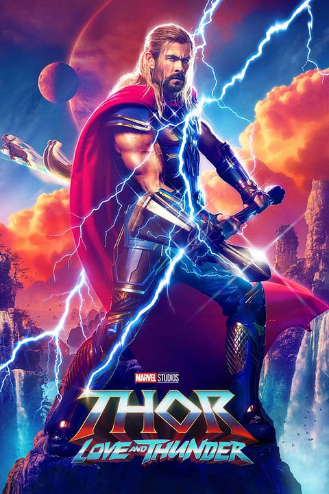 Poster Thor Amor e Trovão - Love And Thunder - Marvel - Filmes