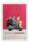 Poster Vacances Romaines - A Princesa e O Plebeu - Audrey Hepburn - Vintage - Filmes