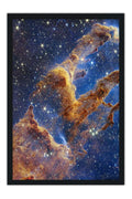 Poster  Pilares da Criação - James Webb - Fotografia Espacial Telescópio - Imagens do Universo