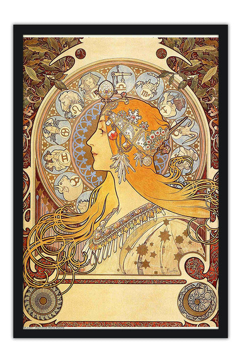 Poster Afons Maria Mucha - Zodiac - Obras de Arte