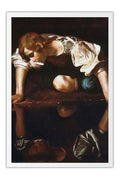 Poster Caravaggio - Narcissus - Obras de Arte