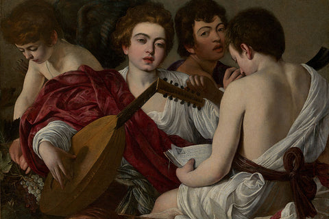 Poster Caravaggio - The Musicians - Obras de Arte