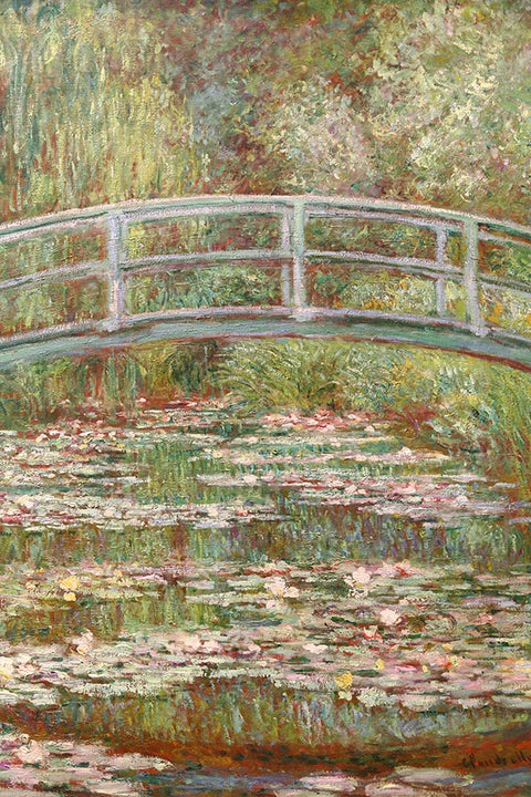 Poster  Monet - Bridge Over a Pond of Water Lilies - Obras de Arte