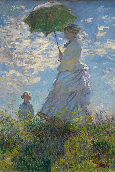 Poster Monet - Woman with a Parasol - Obras de Arte