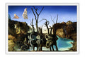 Poster Salvador Dali - Swans Reflecting Elephants - Obras de Arte