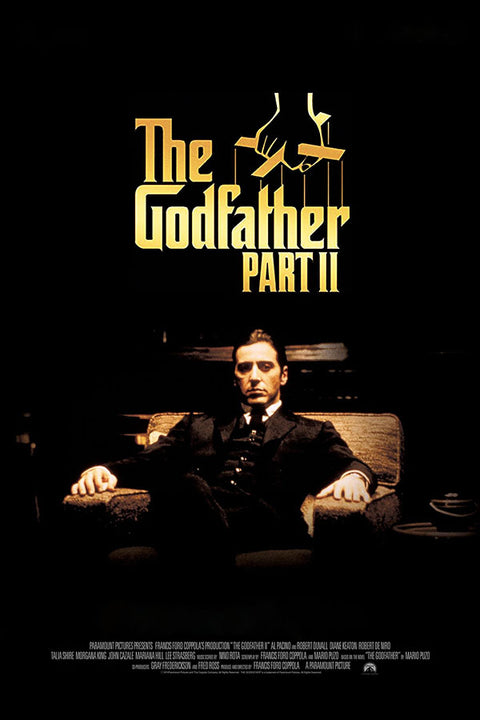 Poster The Godfather - O Poderoso Chefão - Parte 2 - Filmes de Máfia