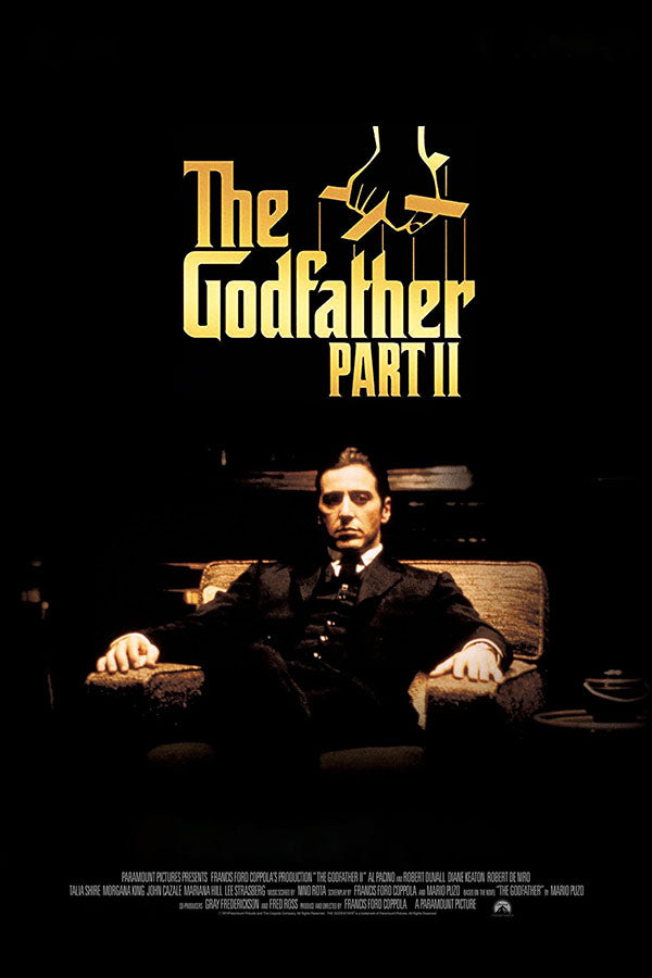 Poster The Godfather - O Poderoso Chefão - Parte 2 - Filmes de Máfia