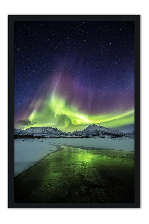 Poster Aurora Boreal - Paisagens