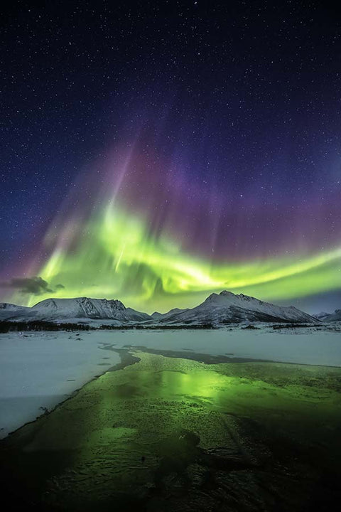 Poster Aurora Boreal - Paisagens