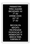 Poster New York Manhattan - Paisagens