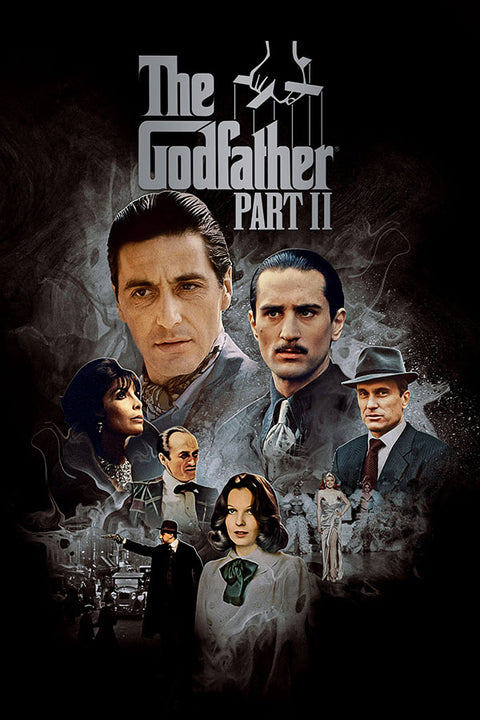Poster The Godfather - O Poderoso Chefão - Parte 2 - Filmes de Máfia