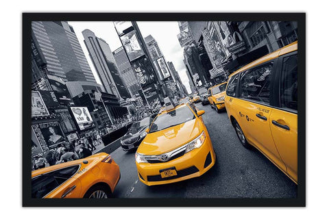 Poster Taxis Amarelos - New York - Paisagens