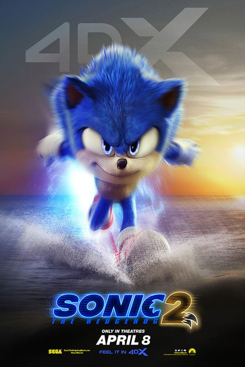 Poster Sonic 2 - Filmes - Infantil