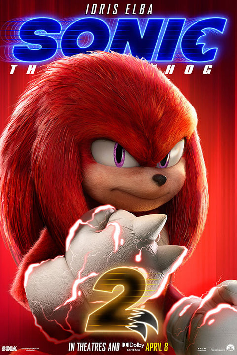Poster Sonic 2 - Knuckles - Filmes - Infantil