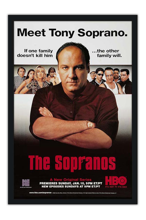 Poster Família Soprano - Meet Tony Soprano - The Sopranos - Séries
