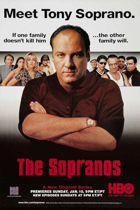 Poster Família Soprano - Meet Tony Soprano - The Sopranos - Séries