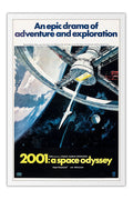 Poster  2001 A Space Odyssey - Uma Odisseia no Espaço - Stanley Kubrick - Filmes