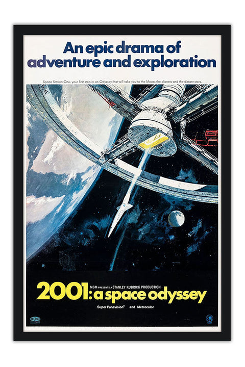Poster  2001 A Space Odyssey - Uma Odisseia no Espaço - Stanley Kubrick - Filmes