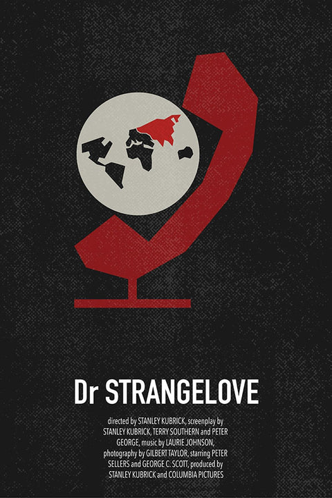 Poster Dr Strangerlove - Dr Fantástico - Stanley Kubrick - Filmes