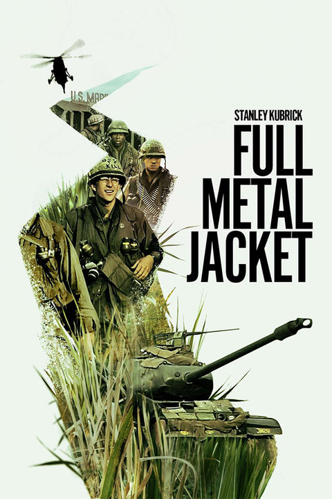 Poster Full Metal Jacket - Nascido para Matar - Stanley Kubrick - Filmes