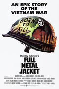 Poster Full Metal Jacket - Nascido para Matar - Stanley Kubrick - Filmes