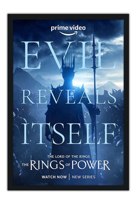 Poster Rings Of Power - Anéis de Poder - Lord Of The Rings - O Senhor dos Anéis - Séries