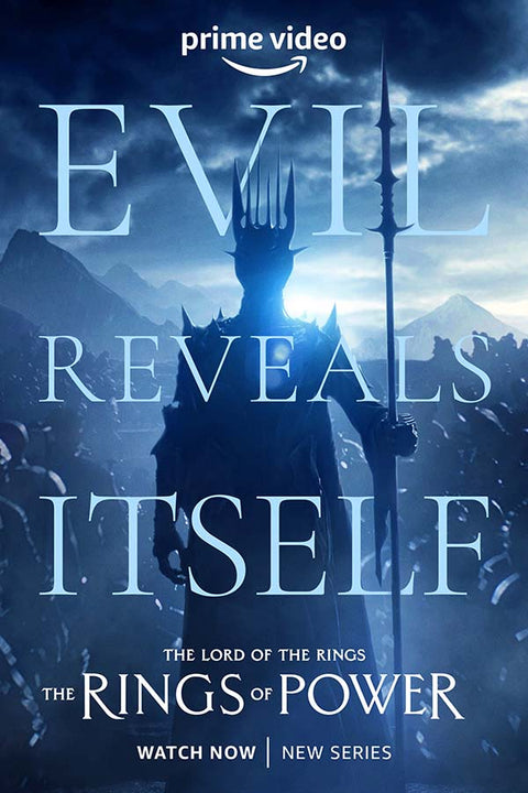 Poster Rings Of Power - Anéis de Poder - Lord Of The Rings - O Senhor dos Anéis - Séries