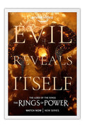 Poster Rings Of Power - Anéis de Poder - Lord Of The Rings - O Senhor dos Anéis - Séries